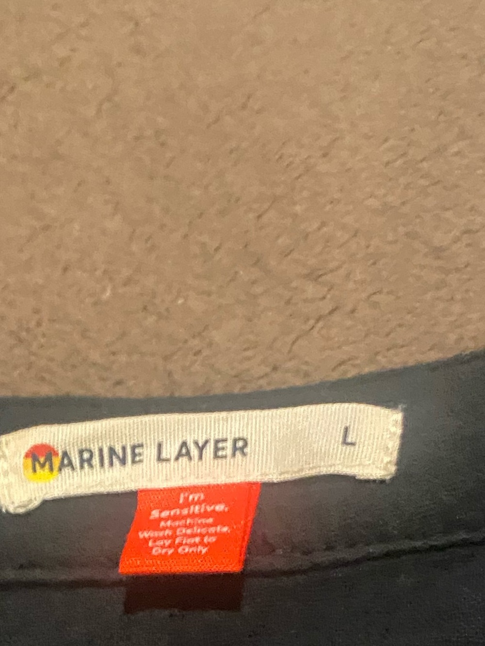 MARINE LAYER Black Short Sleeve V-Neck Dress - Picture 10 of 11